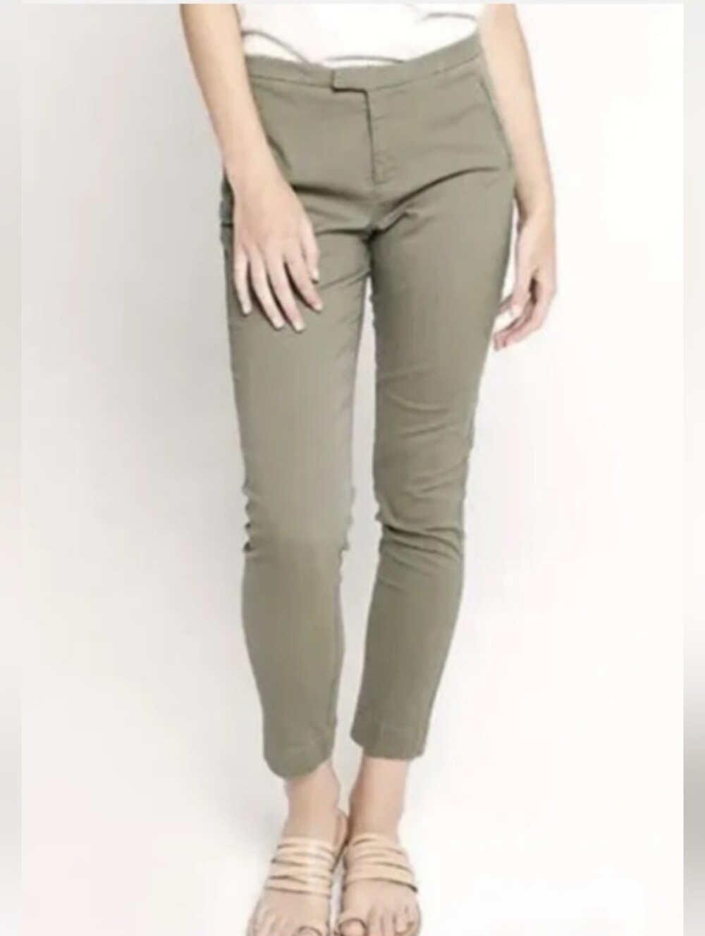 ATM Anthony Thomas Melillo Enzyme Wash Slim Pant in Faded Sage